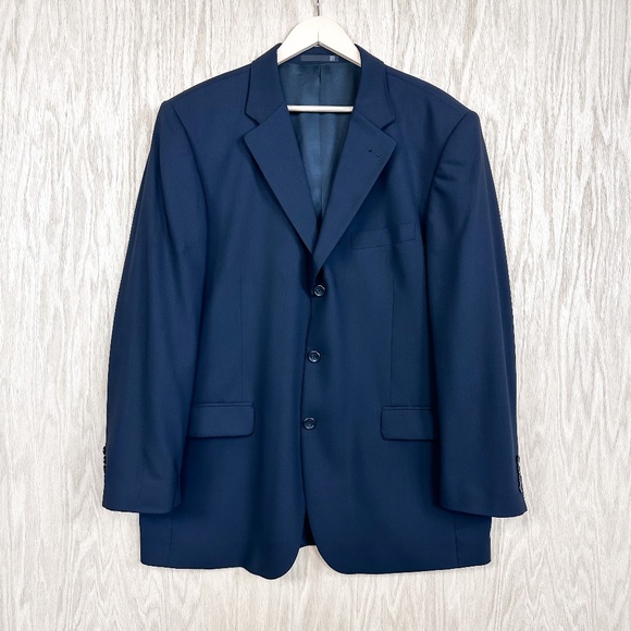 Emanuel Ungaro Wool Blazer Suit Jacket - Picture 1 of 15